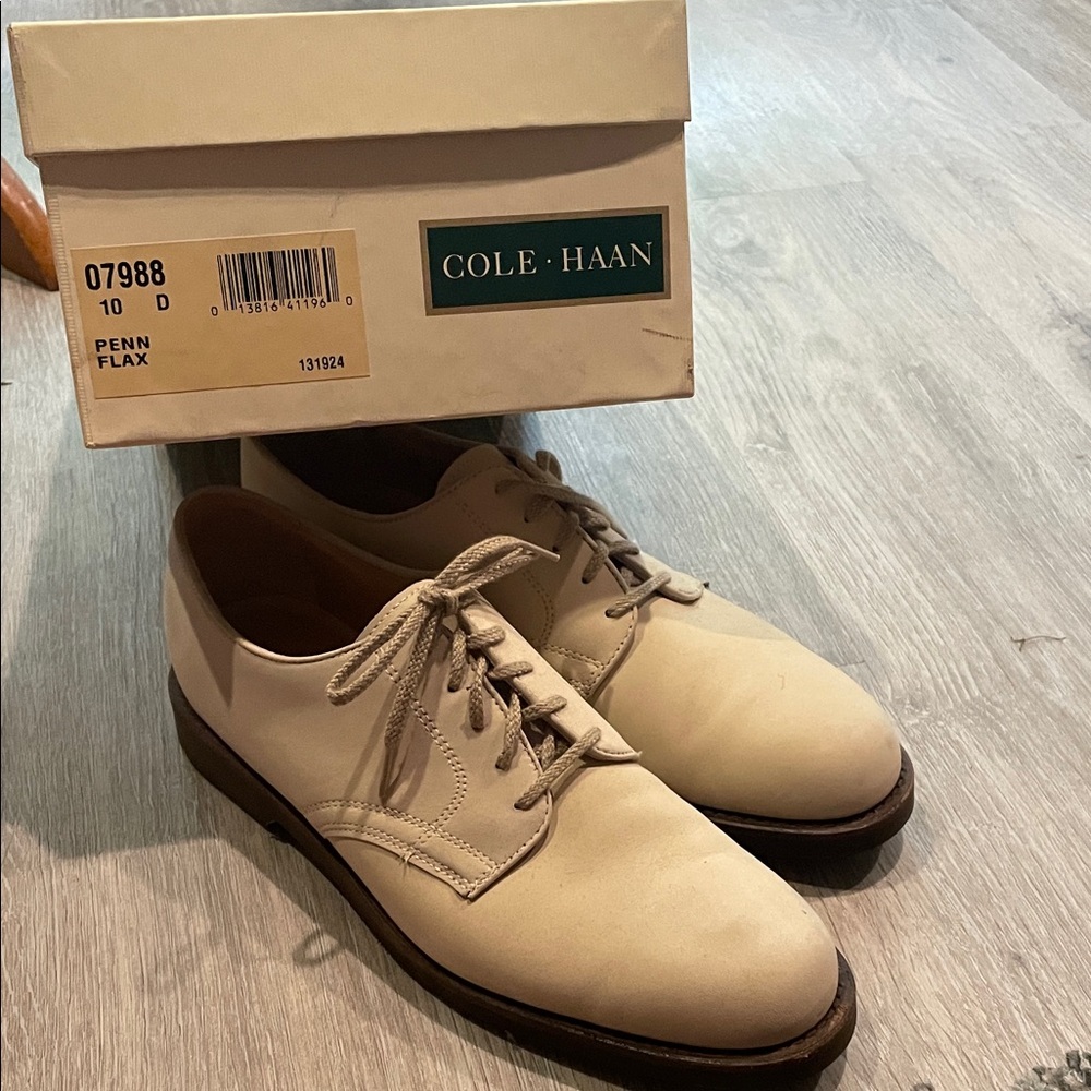 New Cole Haan Men's Flax Oxford Shoes
